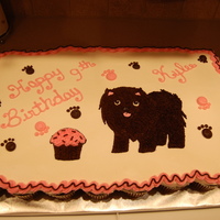 Pomeranian Cupcake Cake My first cupcake cake. The details/outline didn't show up too well in the photo since my daughter wanted the dog to be chocolate. The...