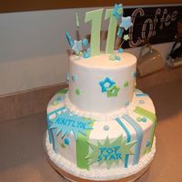 Pop Star Inspired by a cake from "cakesbyashley".