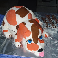 Copper I got the idea for this cake out of a magazine. The body is an 8 inch round and the head is a six round cake. The snout and the legs are...