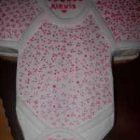 Onsie made this cake and one like a bib in my next picture