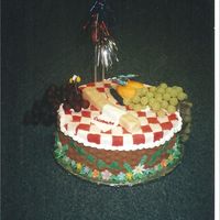 Romantic Picnic My first attempt at Fondant. Everything was edible except for the sparklers and bugs.