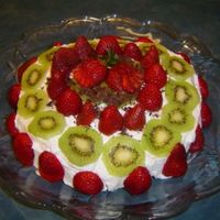 Pavlova This is the best ever pavlova recipe from this site. It's fantastic. The fresh fruit, whipped cream, and meringue. Everyone was raving...