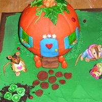 Harvest Cake cakes covered in fondand - all animals and veggies, etc done in fondant. This was a REALLY fun cake to make. Thanks for looking