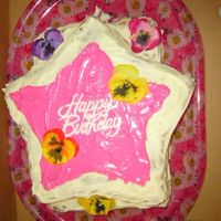 Mom's Birthday 2005 This cake was from my mother's birthday in 2005. The theme of her party was hawaiian so I put a few flowers. The writing is actually a...