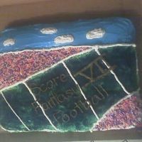 Score Fantasy Football Vii I made this cake for my boyfriend's fantasy football draft. I borrowed the idea from a few cakes I seen on here. (Thanks!)