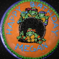 Tmnt Birthday Cake! TMNT Cake I did for my 21st Birthday!