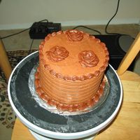 Thank You Cake Chocolate with ganache filling.