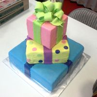 Gift Cake I just made this cake for a friend. It's all MMF