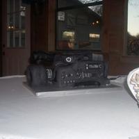 Grooms Cake Grooms cake for a camera man. The groom works as a camera man for the local news station and the bride wanted to copy is work camera into a...