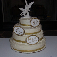 Golden Anniversary Made for my boyfriends grandparents 50th anniversary