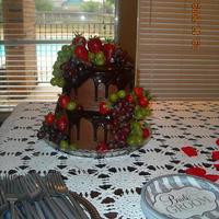 Chocolate And Fruit My first groom's cake order. Of course, the inspiration came from CC. I cannot tell you how many people told me (and how many times I...