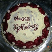 Eggless Blueberry Cake Eggless Blueberry Cake with White Chocolate Cream-Cheese Frosting and Blueberry Sauce. The Cake was wonderful, yummy. But I dint like the...