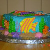 Side View Of Under The Sea Cake 