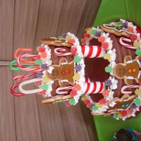 Christmas Birthday This was a special cake. My neice's birthday is right before Christmas and for the party we decorated gingerbread houses so we wanted...