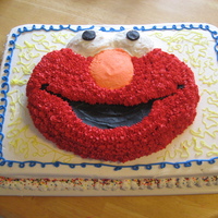 Elmo Birthday Cake 