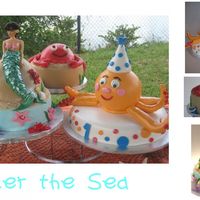 Under The Sea Birthday Cake Under the Sea including a mermaid, a crab cake and Octopus. This was alot of fun to make! The octopus is my favorite.