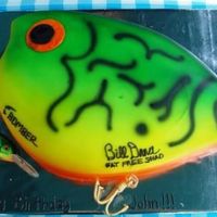 Fishing Lure White cake with strawberry filling (first time I was brave enought to trty a filling and it was YUMMY!) covered with Fondant, then...