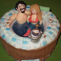 Spa!! cake for some friends