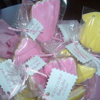 Baby Girl Cookies This is my first real attempt at "nice cookies." I made these for my sister-she just had her first baby.