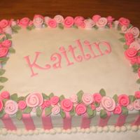 Kaitlin.jpg This was one of my first cakes done for a sweet 16 party. It was my first attempt working with fondant.