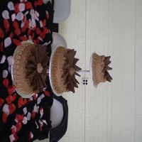 Chocolate, Chocolate This was a cake I entered for my first competition. I won second place. It is dark chocolate cake with choc. BC icing and handmade...