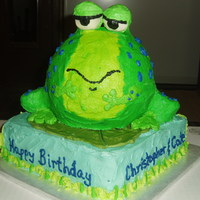 Bullfrog Birthday Cake 