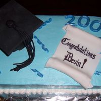 2007 High School Graduation Cake - Another View Another view of my 2007 graduation cake.