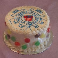 Us Coastguard This was the first of two frozen buttercream transfers that I did for a family celebrating their sons being home from the service on a...