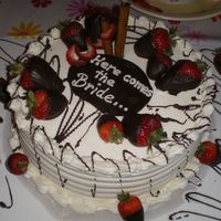 My Bridal Shower Cake This cake was requested by my MIL for a bridal shower she had to attend. Naturally with my own wedding not far away I assumed it was my own...