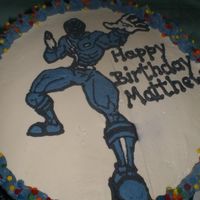 Power Ranger Bc Transfer This was a last minute cake for a neighbour who didn't have a lot of money to spend. I took it as an opportunity to try a frozen BC...