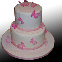 Dedication Cake This cake was for my daughter's dedication at church. I had a whole lot of fun working on this one. This was my first time making...