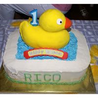 Rubber Ducky For my son's 1st birthday.