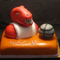 Raptors Birthday Cake 