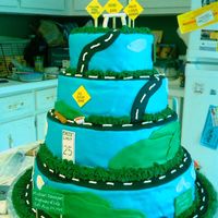 Highway Of Life This was a cake that I made for a friend's surprise 40th. I made landmarks for all of his milestones. My pictures aren't that...