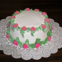 Cake For A Bride To Taste Just did a small cake for a bride and her mom to taste. Buttercream, white, vanilla custard filling. This will be my first cake to do for a...