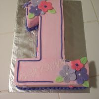 First Birthday The mom gave me a picture of what she wanted. Here it is.