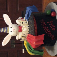 Magic Rabbit This cake was three 9" layers, covered in buttercream with fondant accents. The rabbit matched the invitation. Rabbit was 1/2...