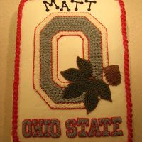 Osu Graduation Go Bucks....need I say more? All buttercream icing.