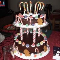 Christmas Cake Copied from Wilton.