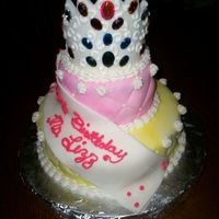 Lizz_Cake.jpg This cake was done for our health assistant at our elementary school. We call her Princess Lizz