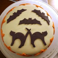 Playing With Fondant This is my first fondant cake that I did for Wilton Course III. Just playing around with MMF