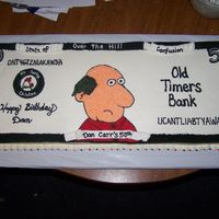 50 Dollar Bill This is a cake I did for my husbands co worker. It is 2 11x15 cakes (1 choc and 1 van) placed end to end. This I can honestly say is an...