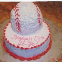 Soft Ball B-Day Cake 