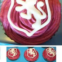 Colorful Cupcakes My children's school has what is called 'Cupcake Day' where the school raises money by selling cupcakes. The school colors...