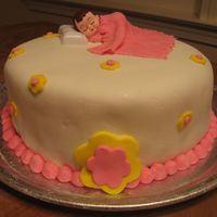 My First Fondant Cake! This was my first go at MMF - I was very pleased!