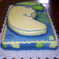 Side View Of Cake side view of cake (to match baby bedding)