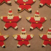 Santa Cookies Saw this idea on here a while back but I'm sorry I don't know from who!