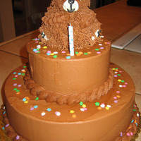 Chocolate Teddy Bear Cake 