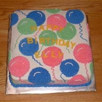 Balloon Birthday Cake 