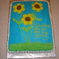 Volunteer Thank You Cake 